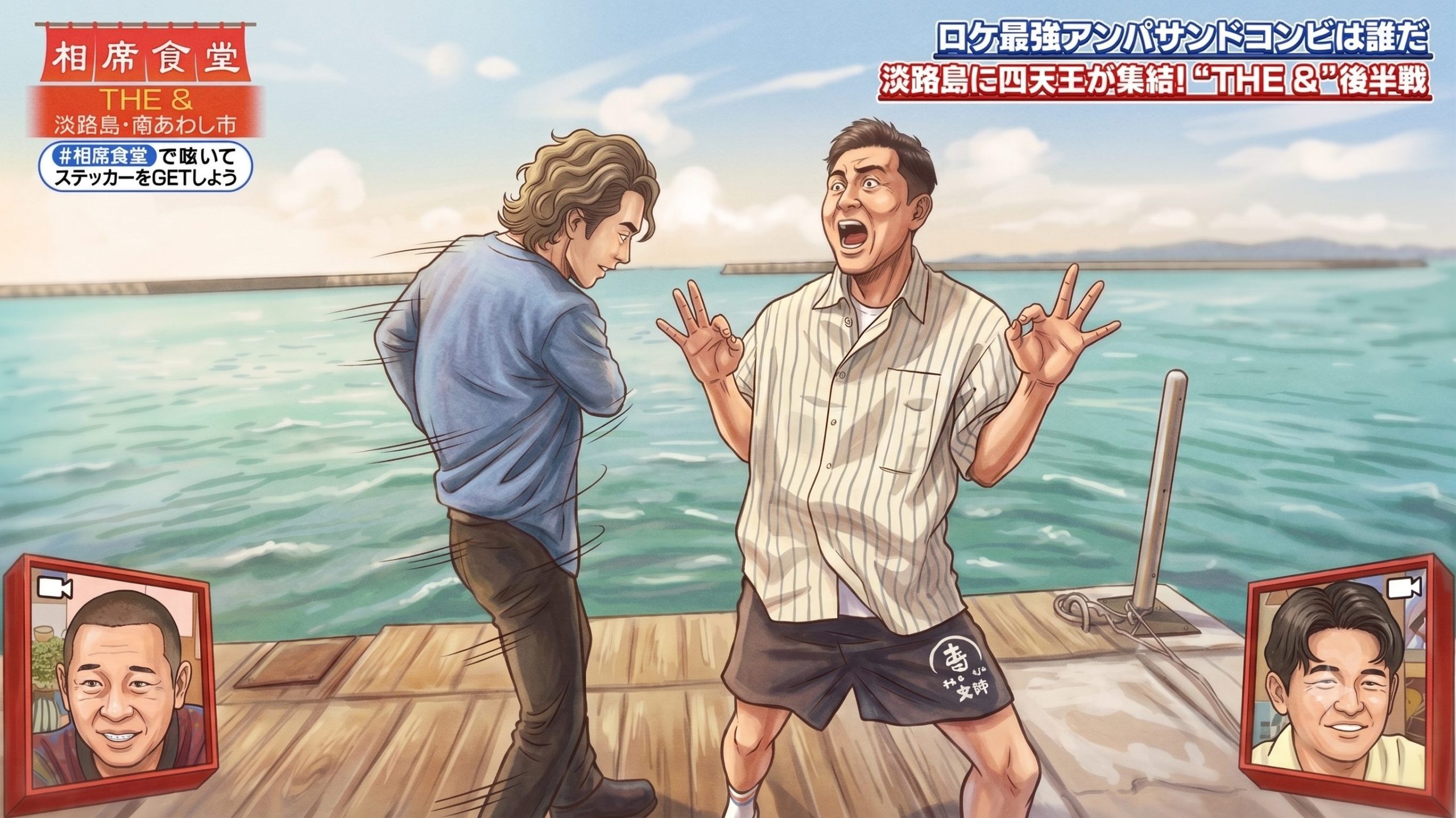 【福岡が生んだ伝説的芸人】プー＆ムー　『相席食堂』の新しいショーレース「THE &」 圧巻のロケを展開し圧倒的優勝【編集長のお笑い雑談】